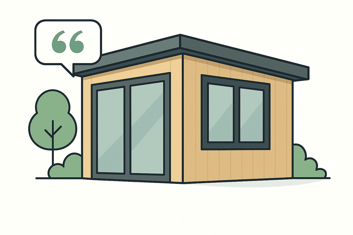 Garden room illustration